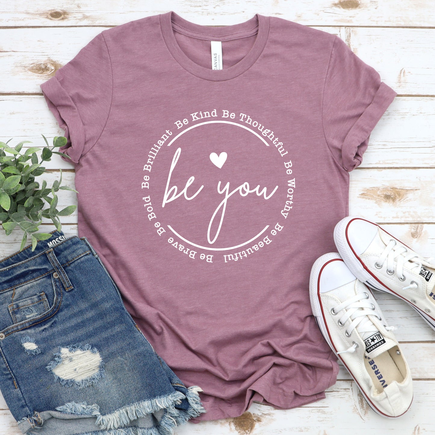 Be Kind Be Brave Be Thoughtful Be You Graphic T-Shirt
