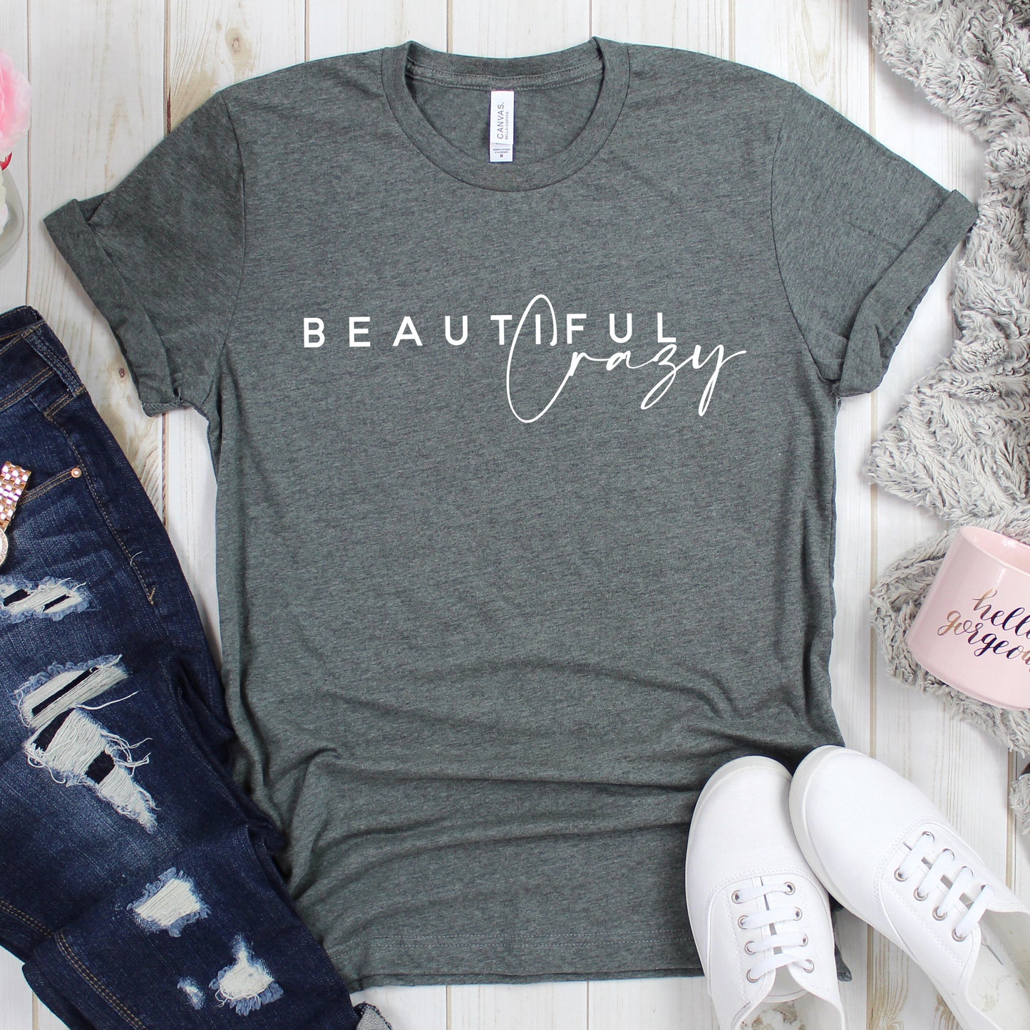 Beautiful Crazy Graphic T-Shirt