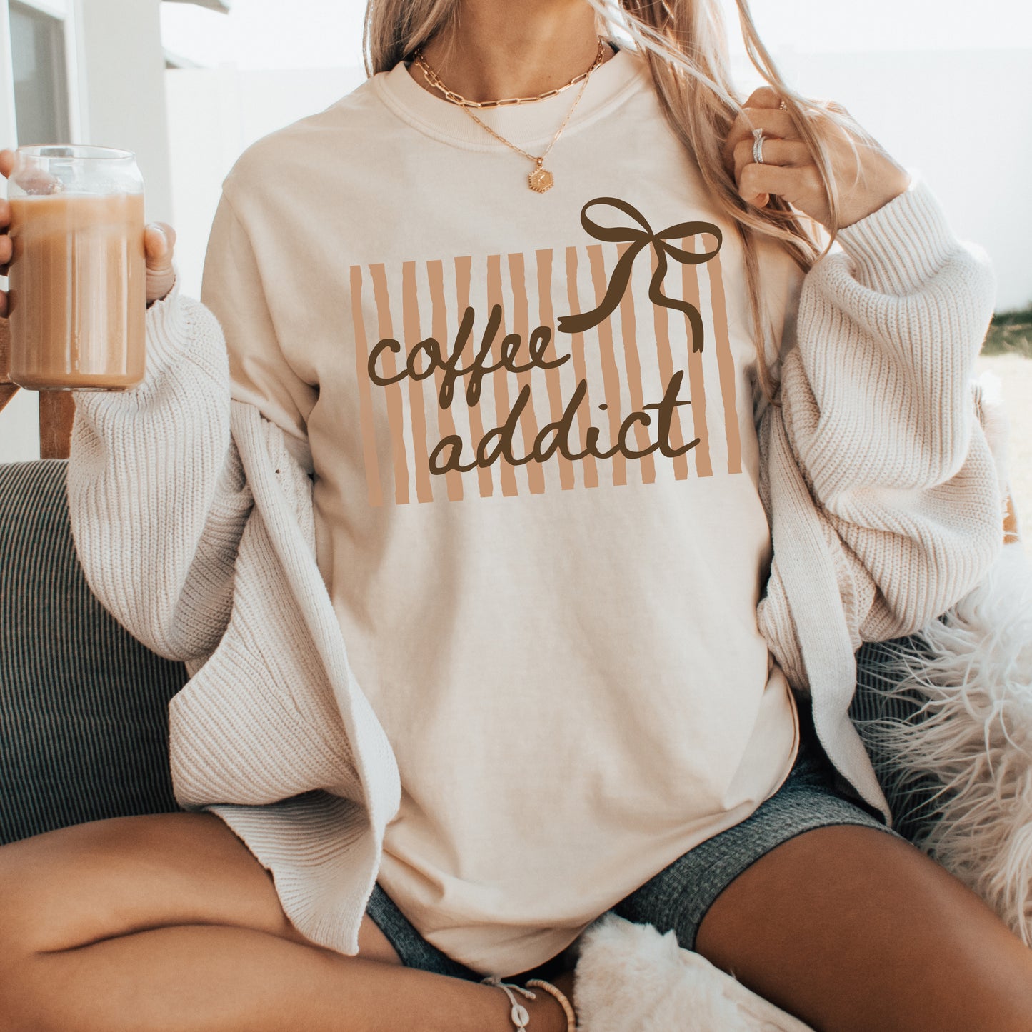 Coffee Addict Graphic T-Shirt | Unisex Coffee Lover Tee