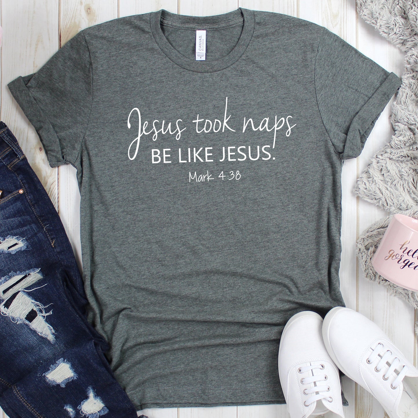 Jesus Took Naps Be Like Jesus Graphic T-Shirt