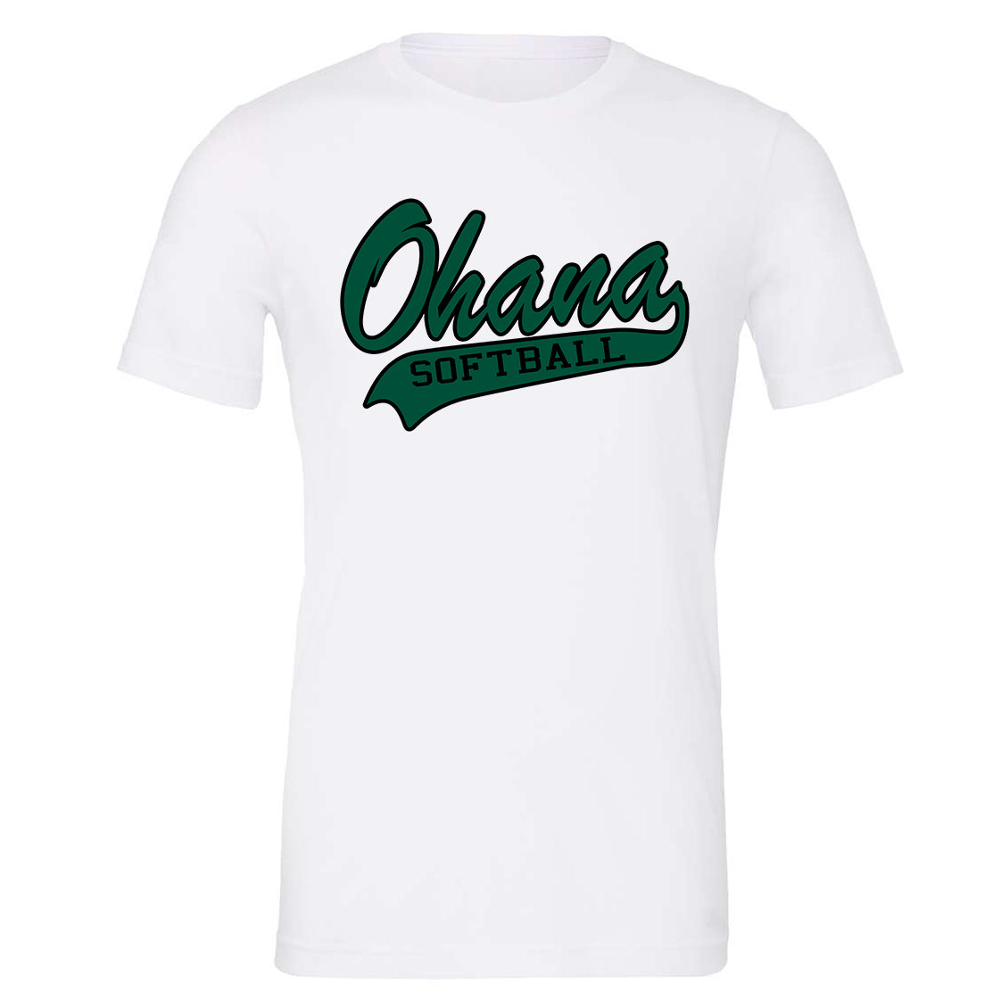 Ohana Softball Adult and Youth Cursive Unisex Bella Canvas - 3 Colors