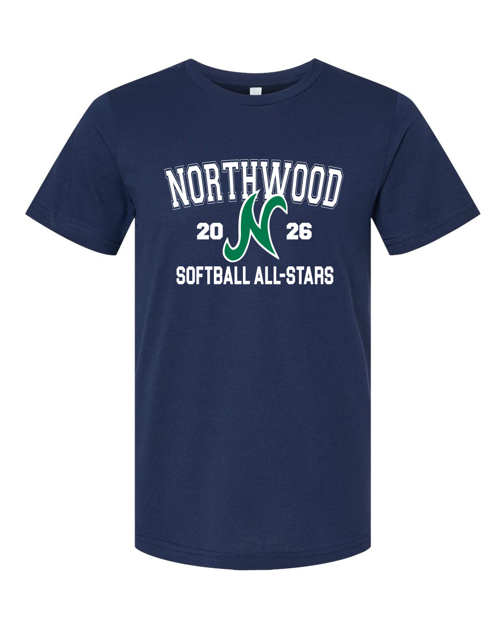Northwood Softball Adult and Youth Unisex Bella Canvas All Stars Design
