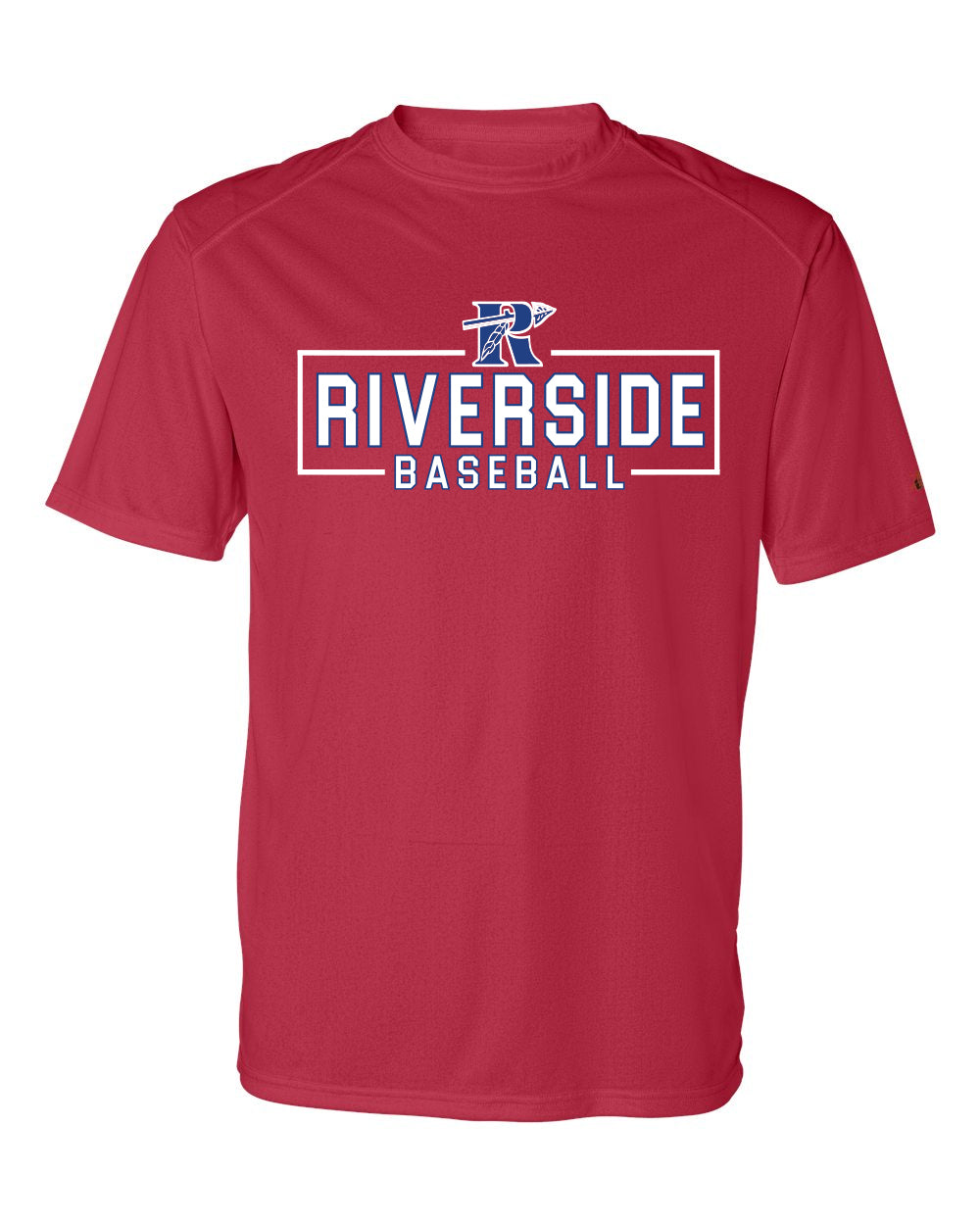 Riverside Baseball Royal Blue Men's Badger Sport Tee