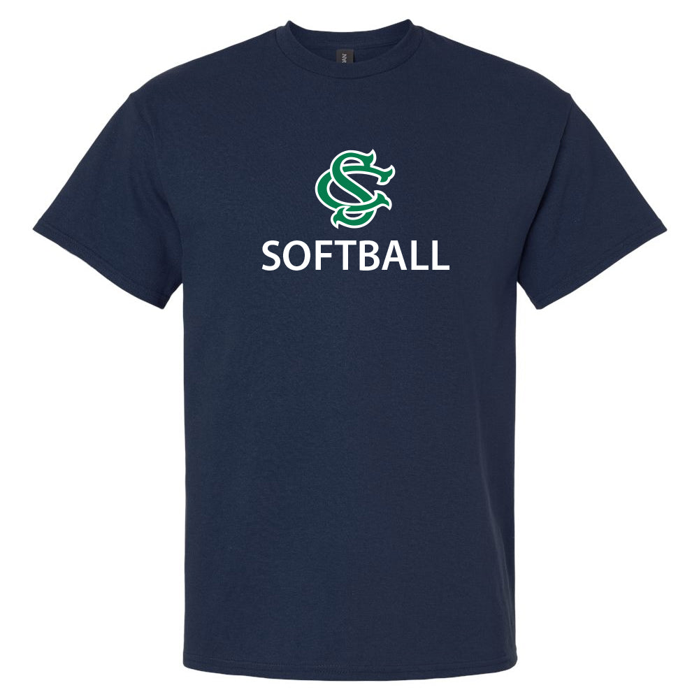 SC Softball Logo Adult and Youth Retro Unisex Gildan - 2 Colors