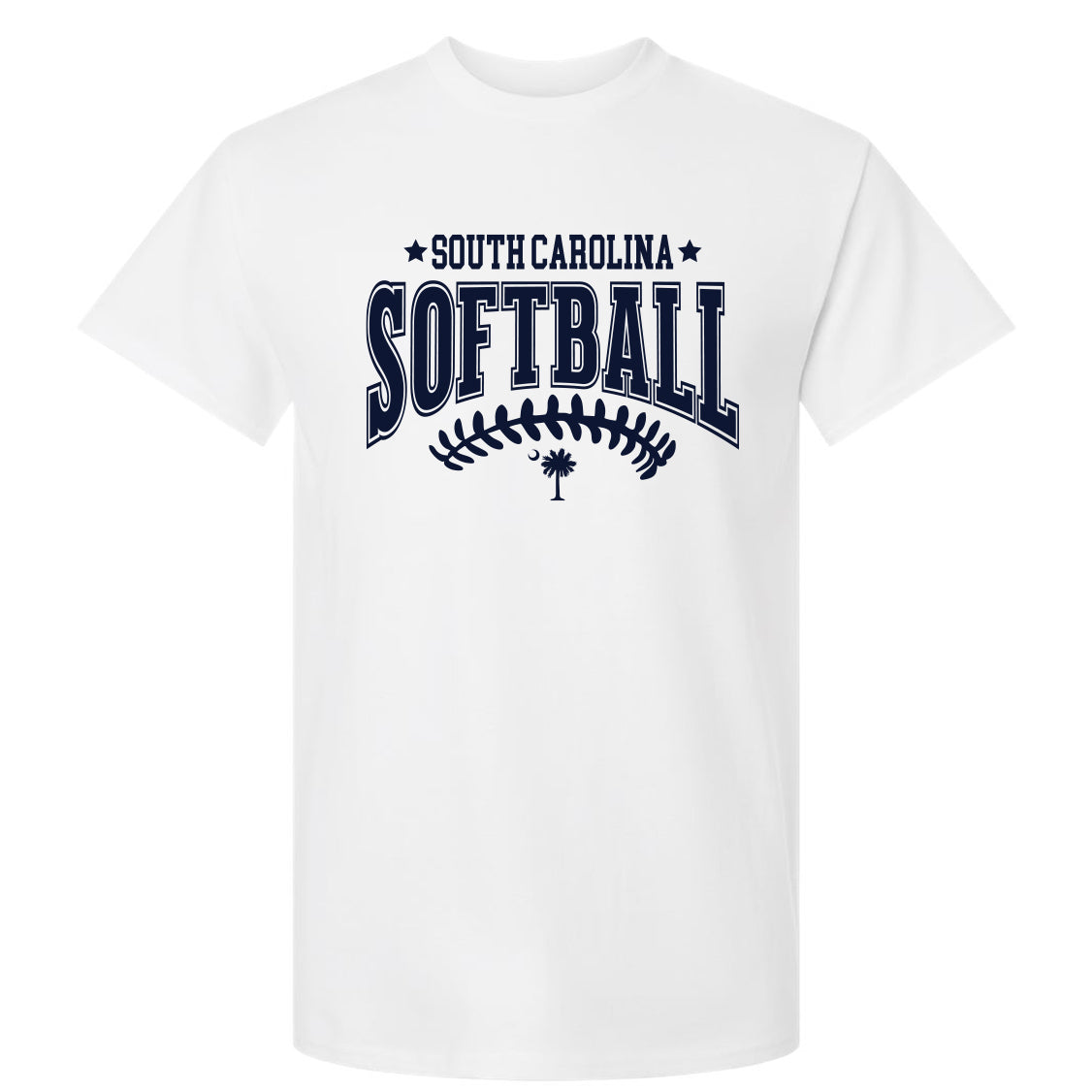 South Carolina Softball Adult and Youth Laces Unisex Gildan - 2 Colors