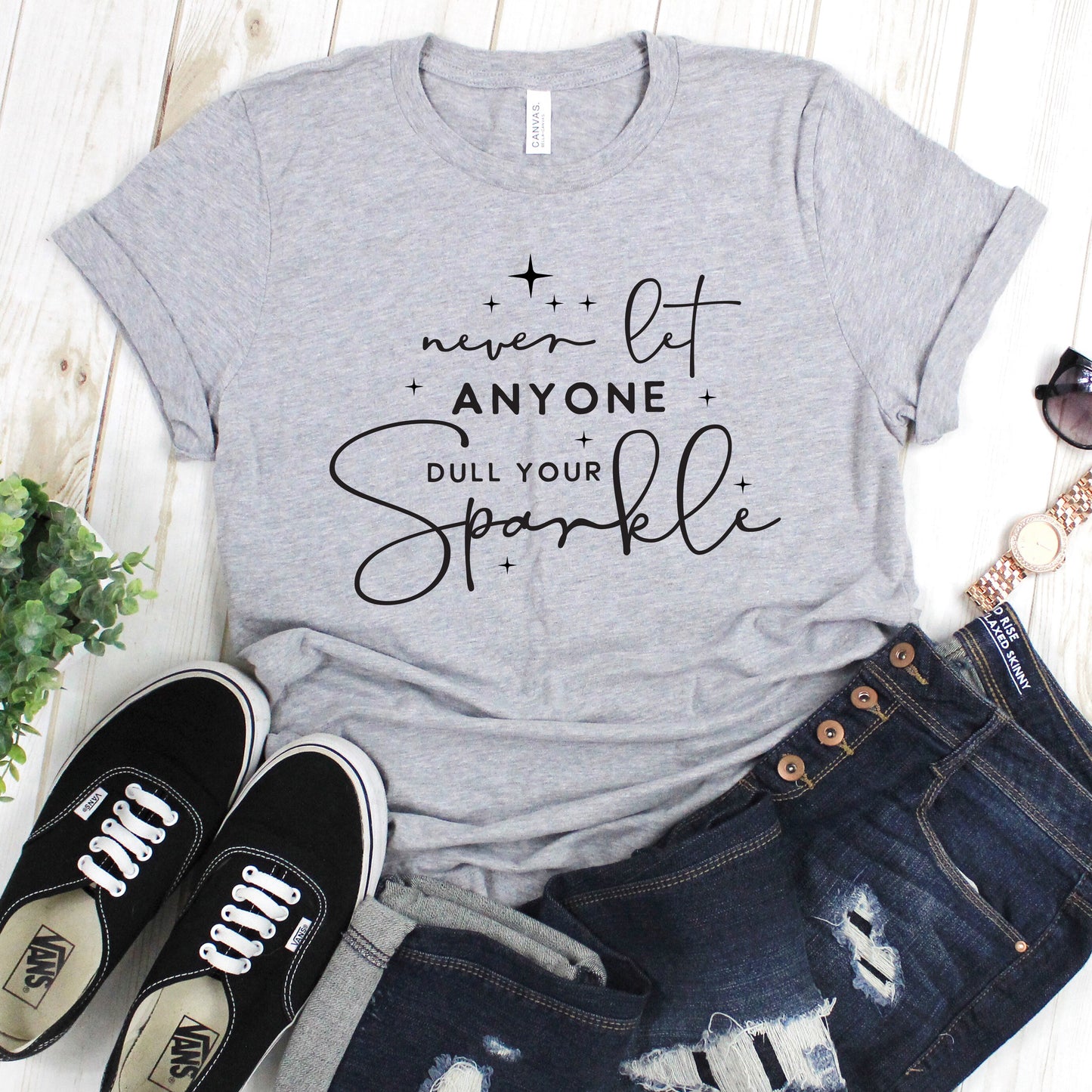 Never Let Anyone Dull Your Sparkle Graphic T-Shirt