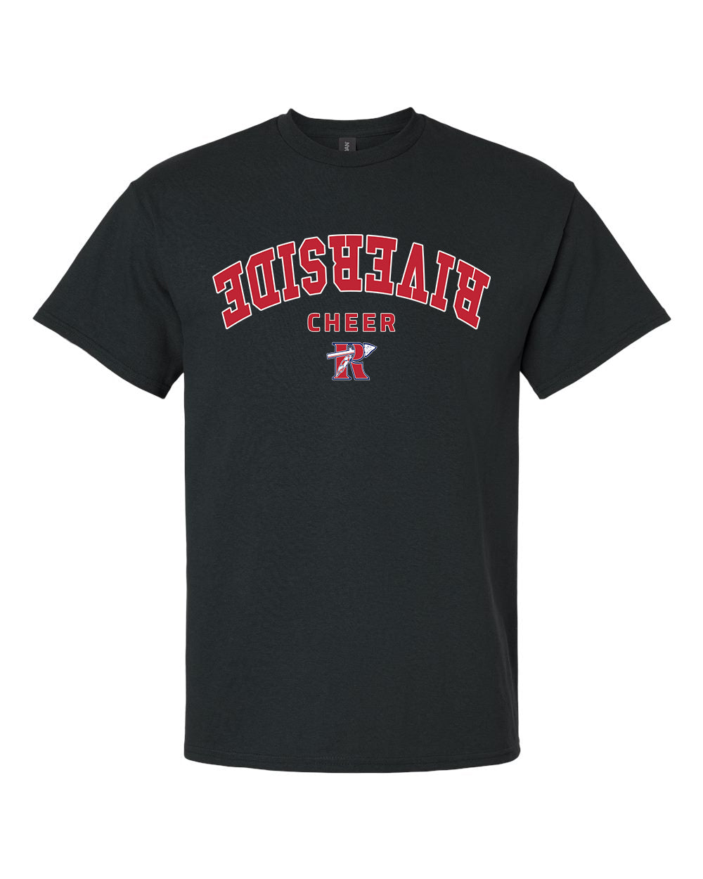 Riverside Cheer Upside Down Unisex Gildan T-Shirt - 2 Colors