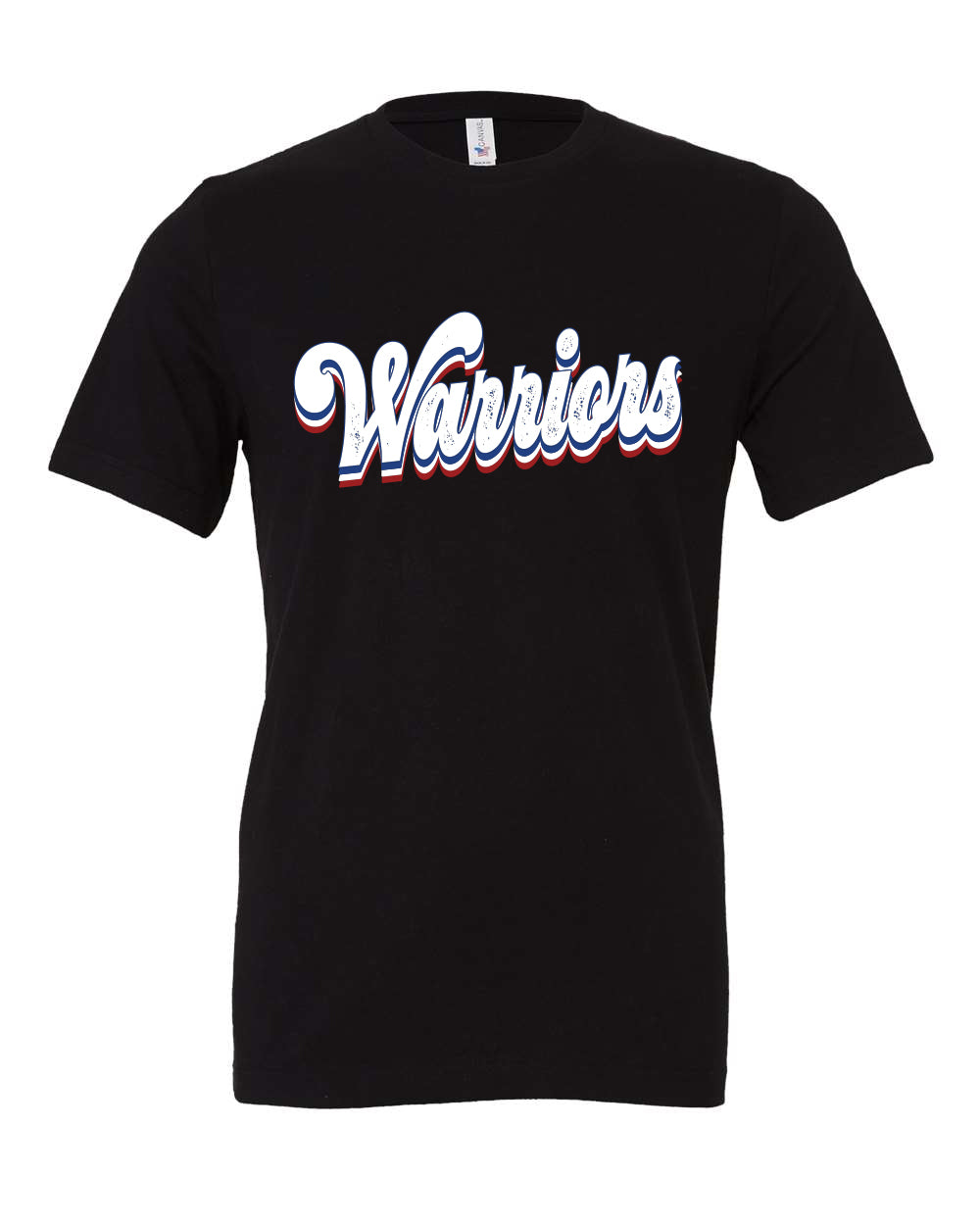 Warriors Cursive Unisex Bella Canvas T-Shirt - 3 Colors