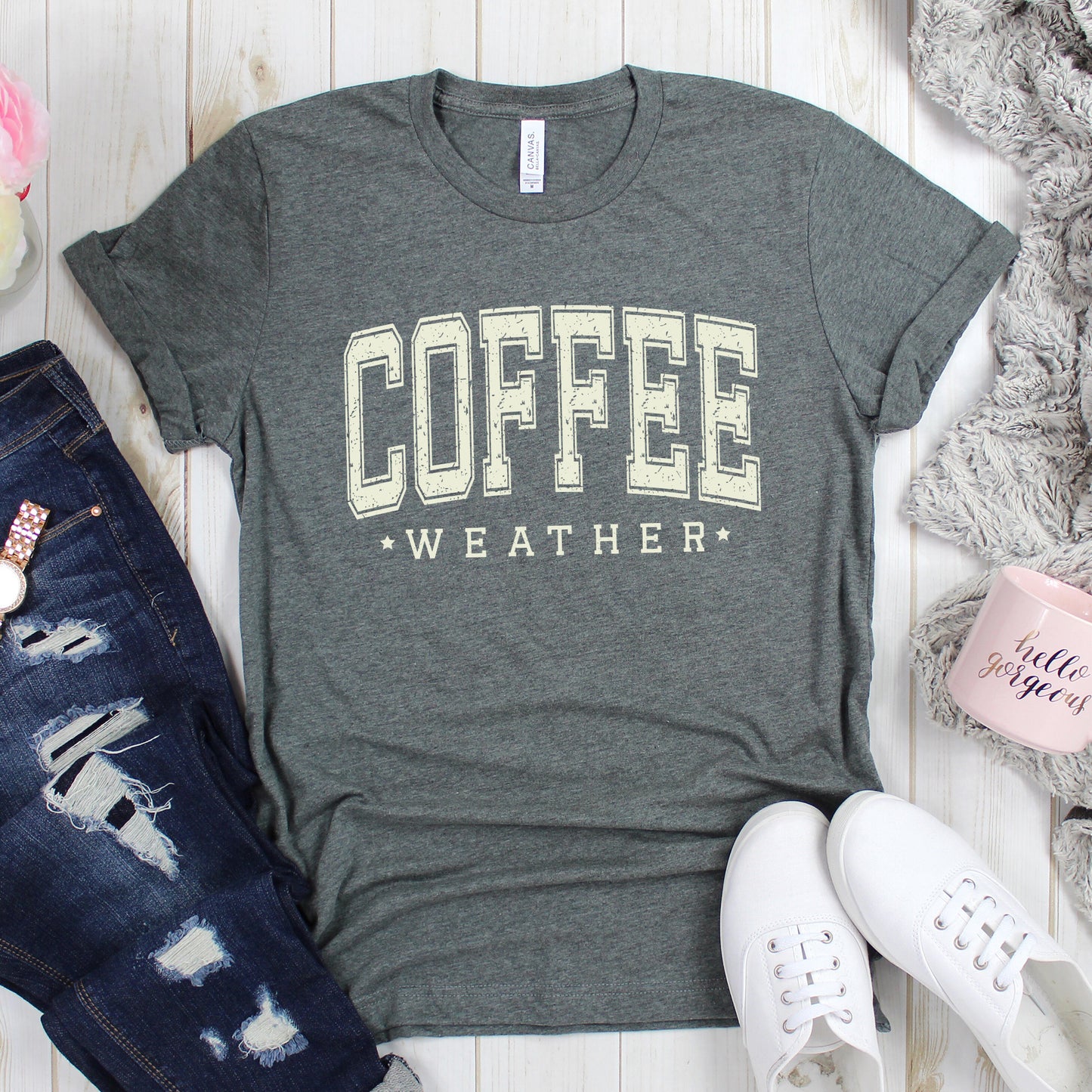Coffee Weather Graphic T-Shirt