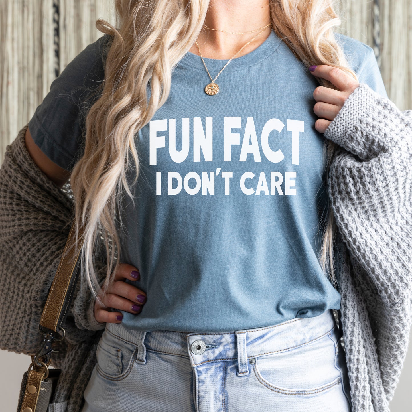 Fun Fact I Don't Care Graphic T-Shirt