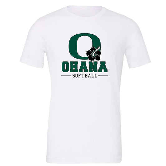 Ohana Softball Adult and Youth O Flower Unisex Bella Canvas - 3 Colors