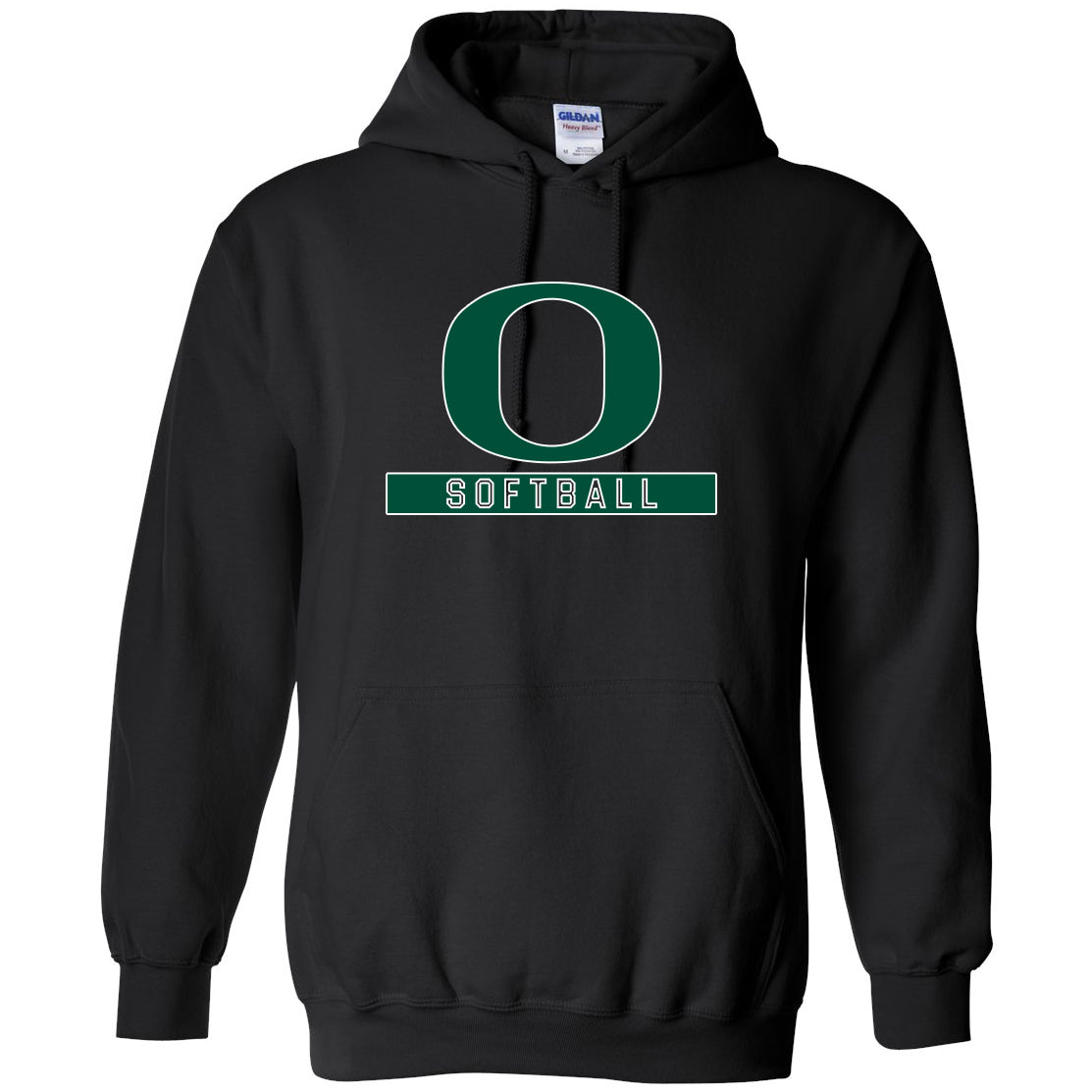 Ohana O Softball Unisex Gildan Hooded Sweatshirt - 3 Colors