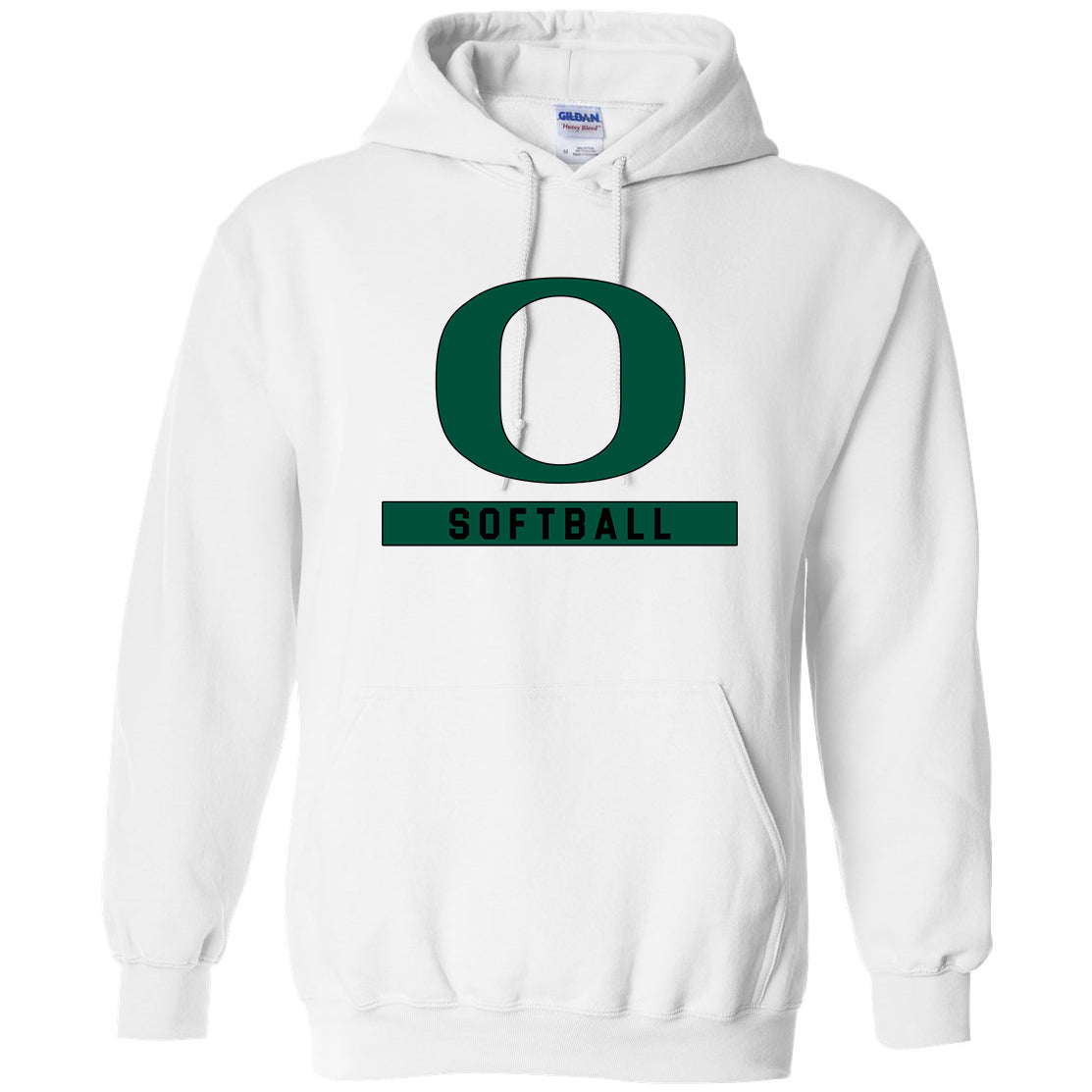 Ohana O Softball Unisex Gildan Hooded Sweatshirt - 3 Colors