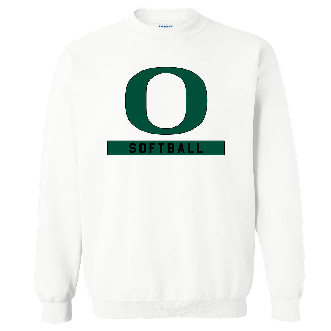 Ohana O Softball Unisex Gildan Crewneck Sweatshirt - 3 Colors