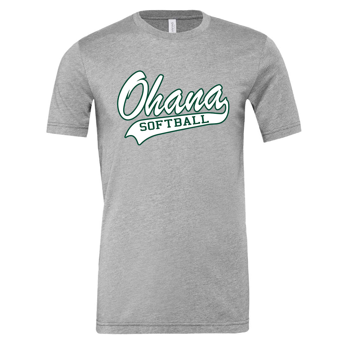 Ohana Softball Adult and Youth Cursive Unisex Bella Canvas - 3 Colors