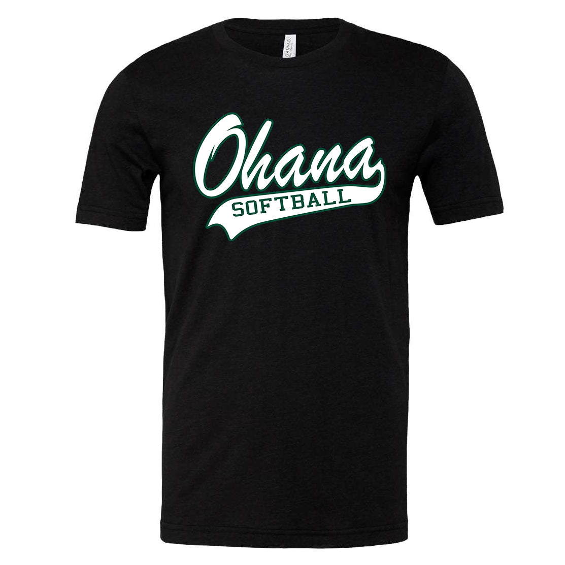 Ohana Softball Adult and Youth Cursive Unisex Bella Canvas - 3 Colors