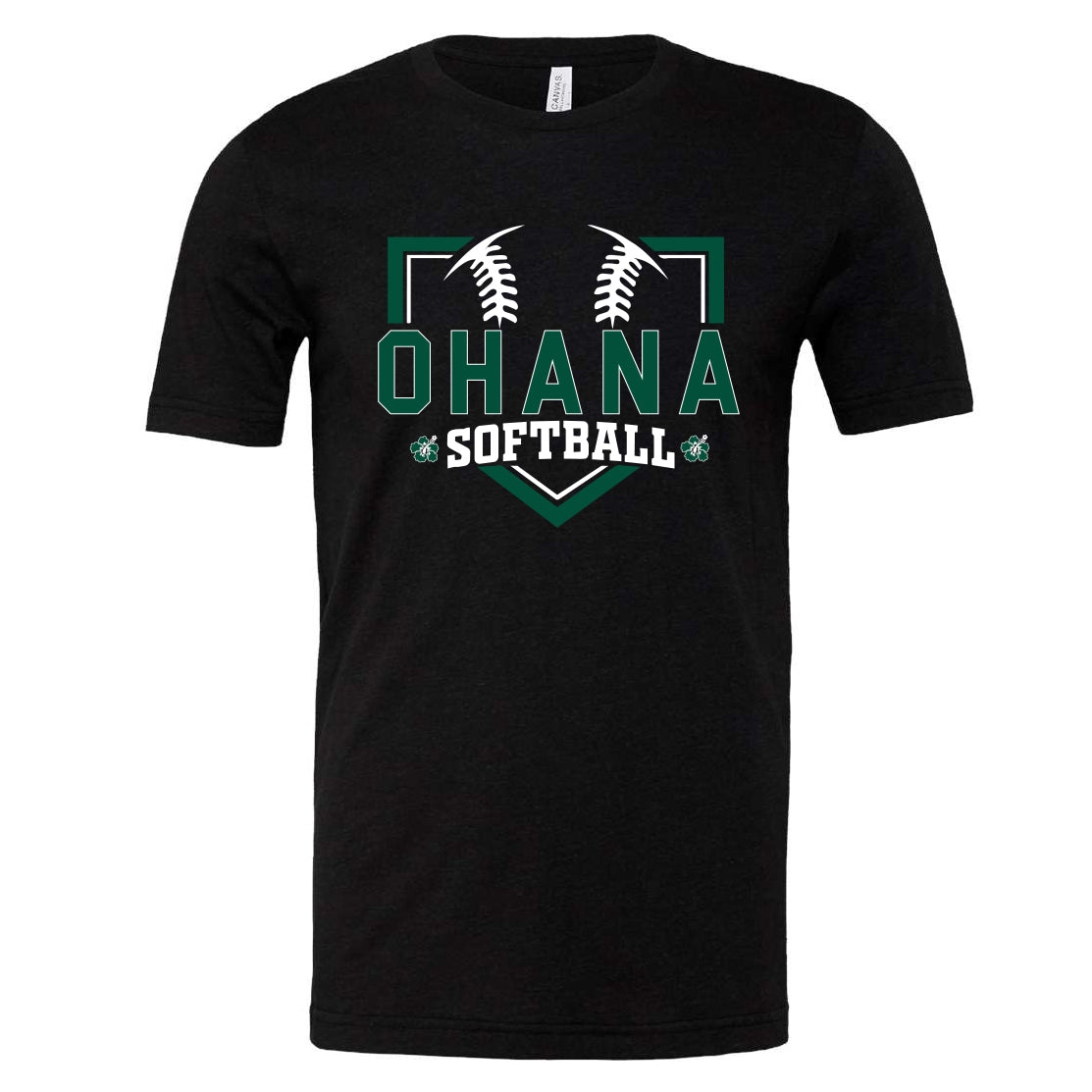 Ohana Softball Diamond Adult and Youth Unisex Bella Canvas - 3 Colors