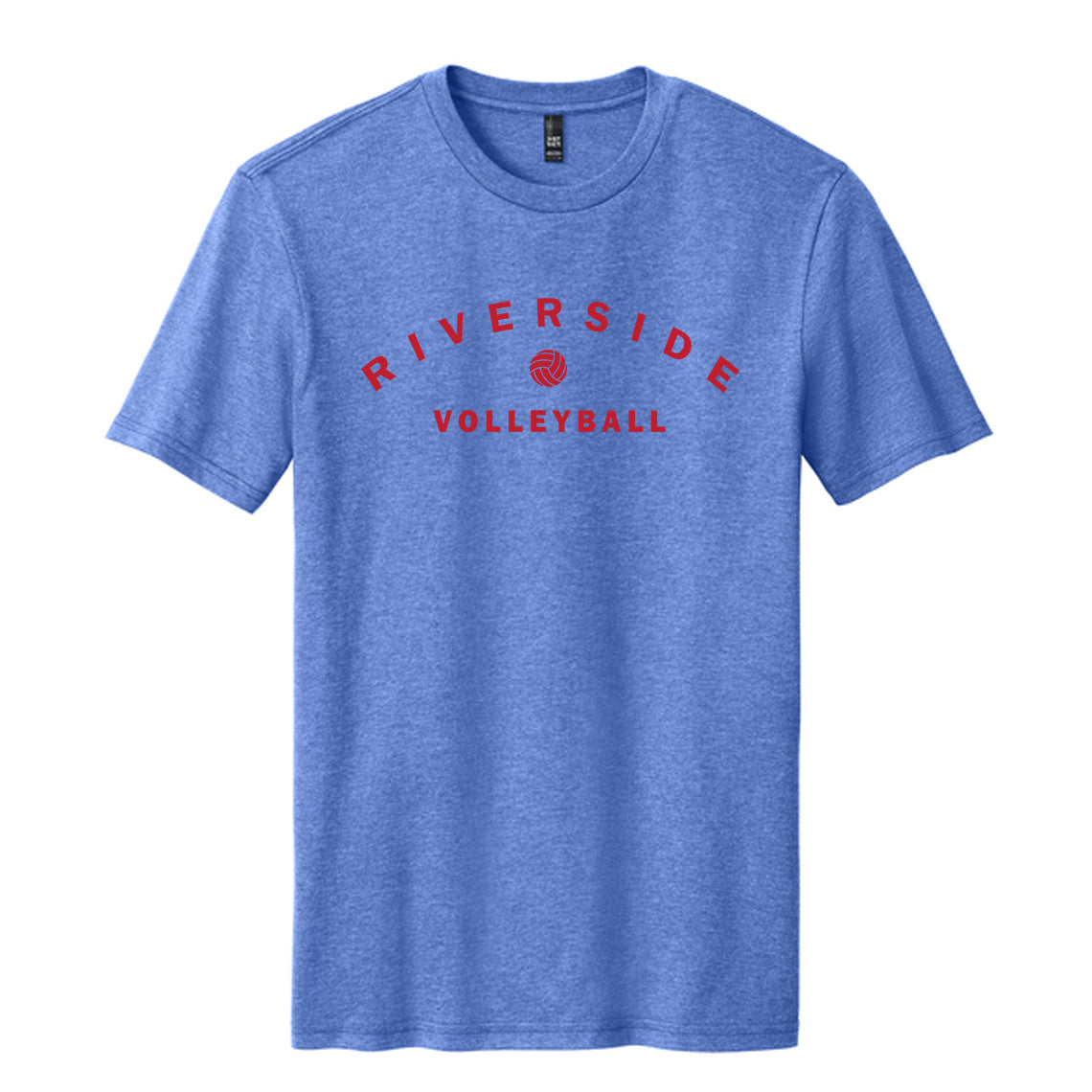 Riverside Volleyball Heather Royal Blue Unisex District T-Shirt