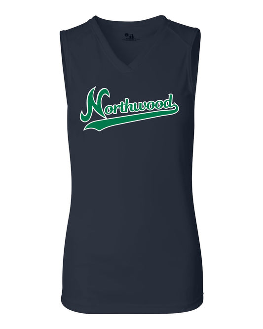 Northwood Softball Women's Badger Dri-Fit Sleeveless Top Cursive