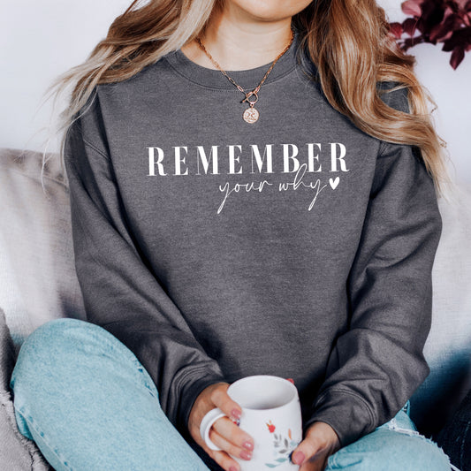 Remember Your Why Sweatshirt