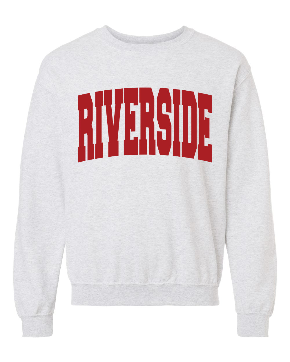 Riverside Unisex Ash Grey Gildan Crewneck Sweatshirt