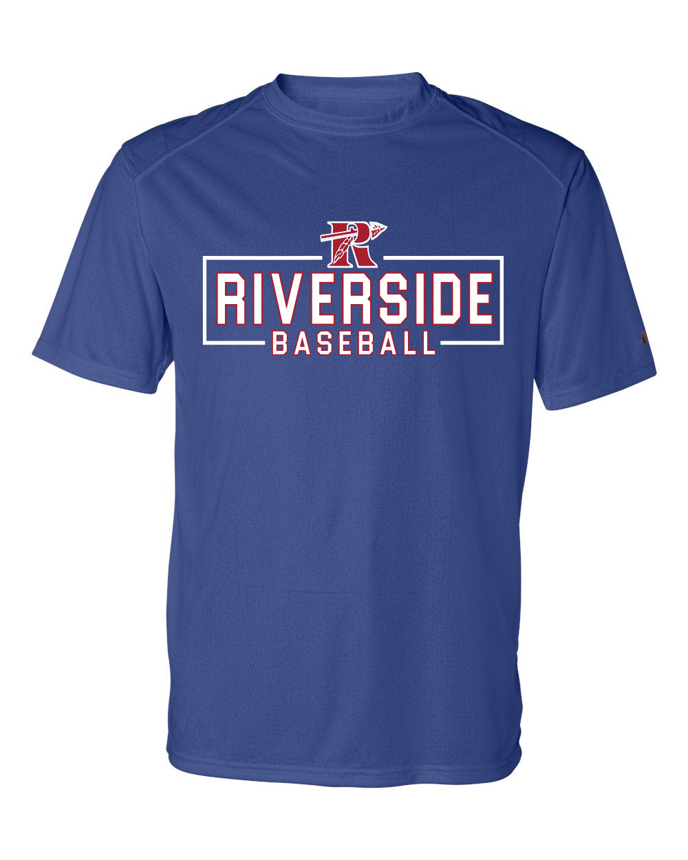 Riverside Baseball Royal Blue Men's Badger Sport Tee