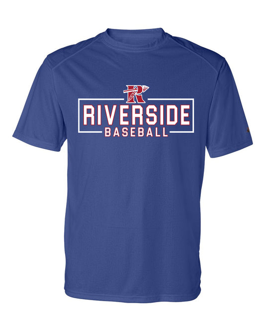 Riverside Baseball Royal Blue Men's Badger Sport Tee