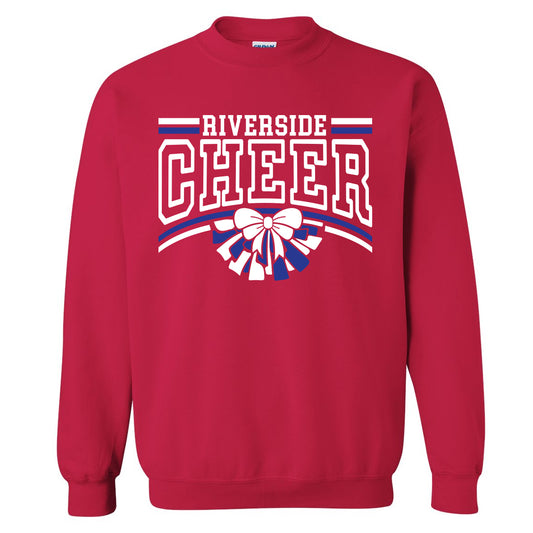 Riverside Cheer Poms Unisex Gildan Crewneck Sweatshirt - 2 Colors