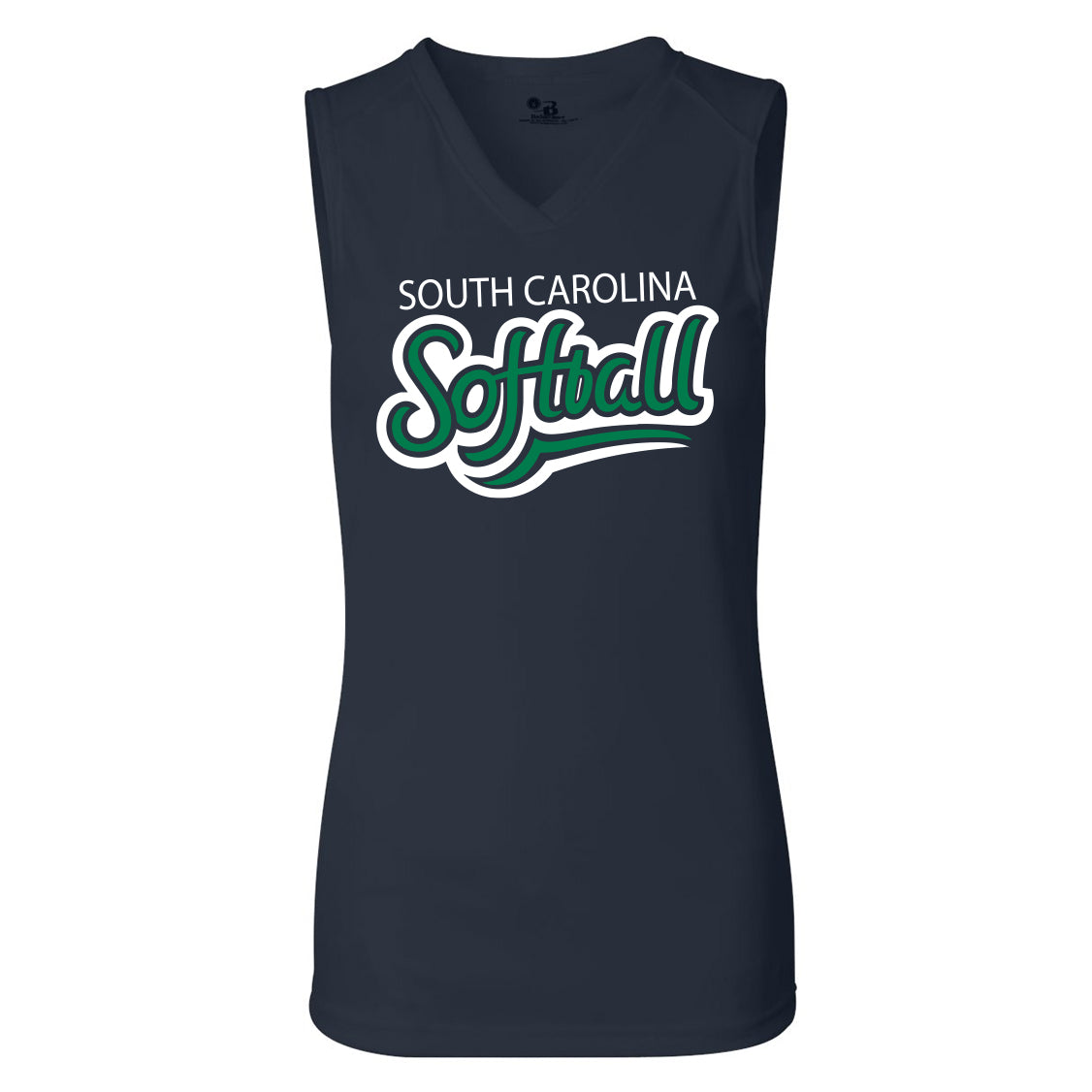 South Carolina Softball Women's Badger Dri-Fit Sleeveless Top Retro - 2 Colors