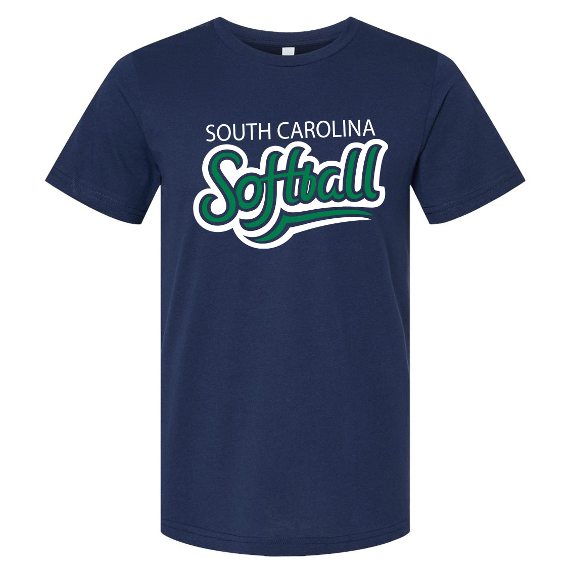 South Carolina Softball Adult and Youth Retro Unisex Bella Canvas - 2 Colors