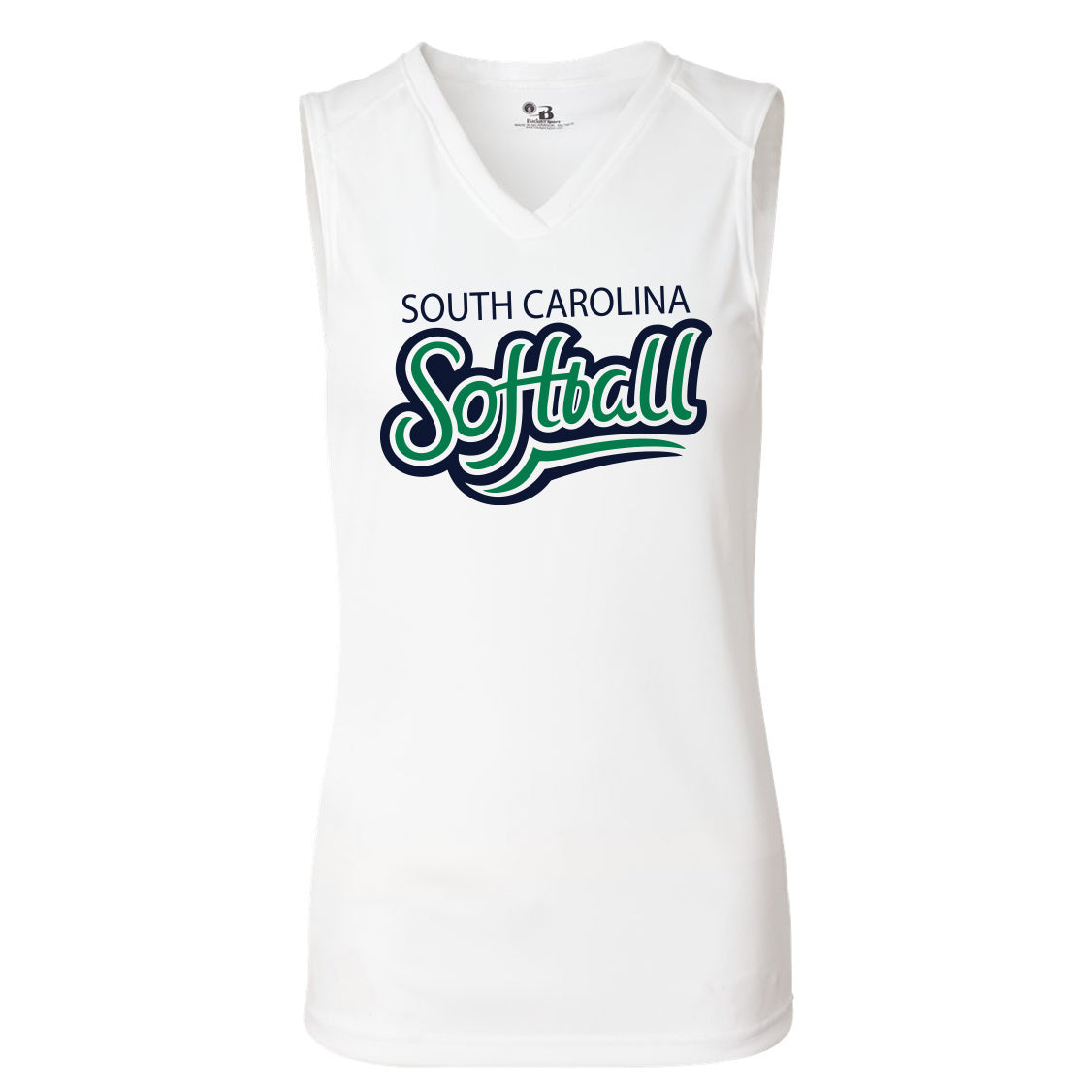 South Carolina Softball Women's Badger Dri-Fit Sleeveless Top Retro - 2 Colors