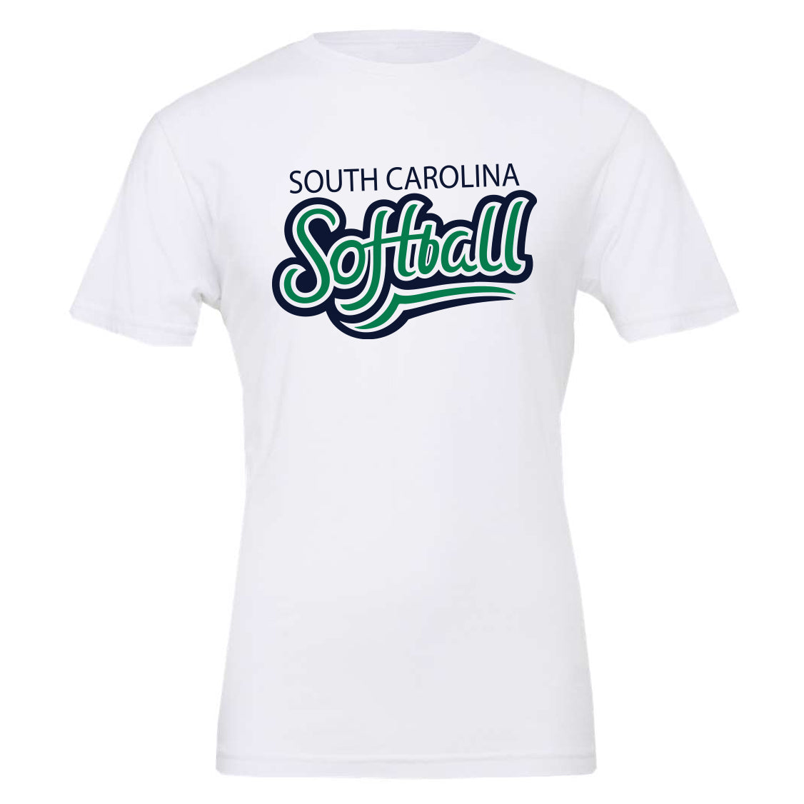 South Carolina Softball Adult and Youth Retro Unisex Bella Canvas - 2 Colors