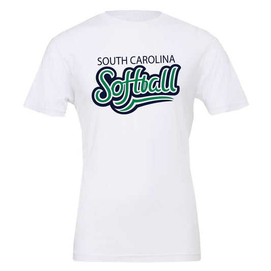 South Carolina Softball Adult and Youth Retro Unisex Bella Canvas - 2 Colors