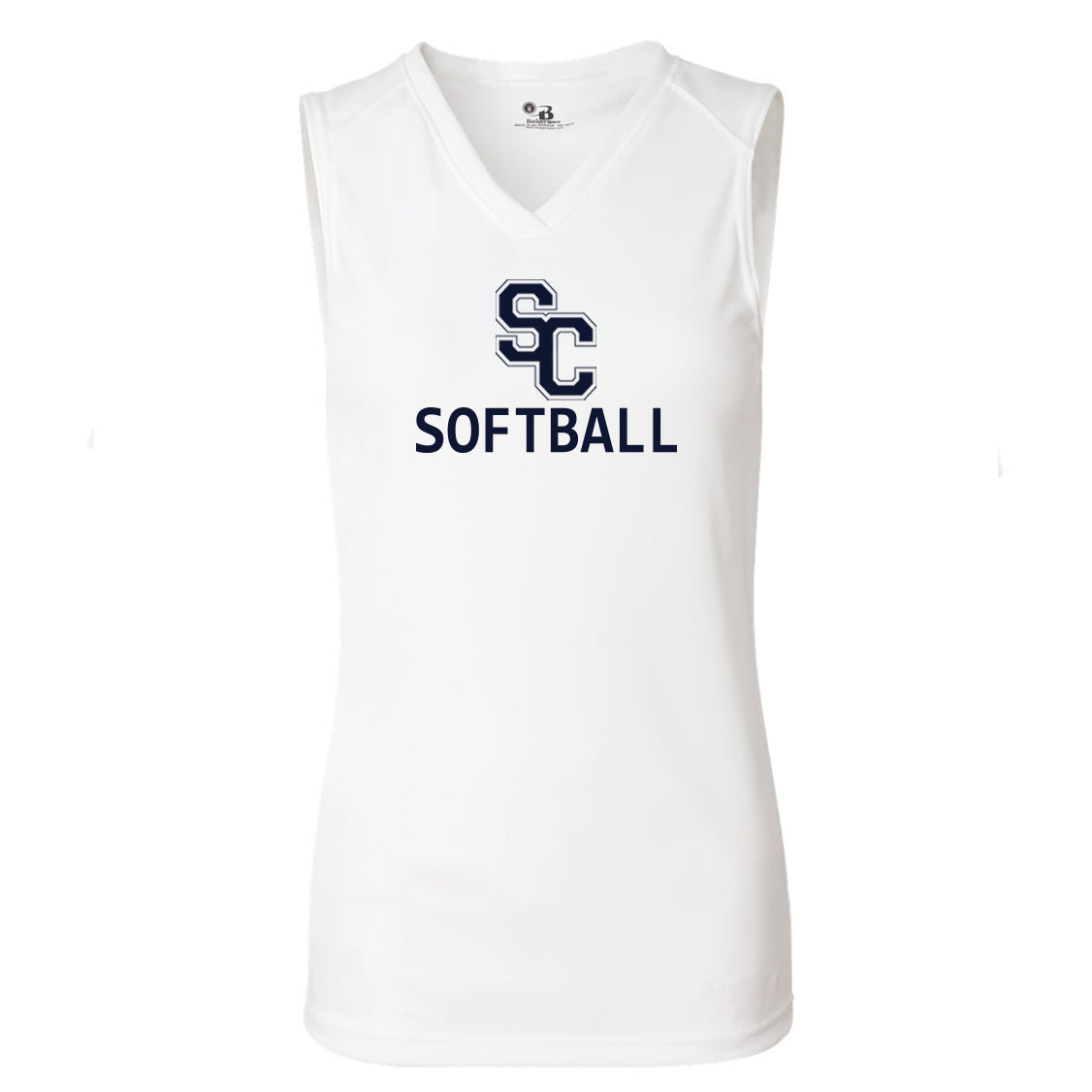 South Carolina Softball Women's Badger Dri-Fit Sleeveless Top Logo - 2 Colors
