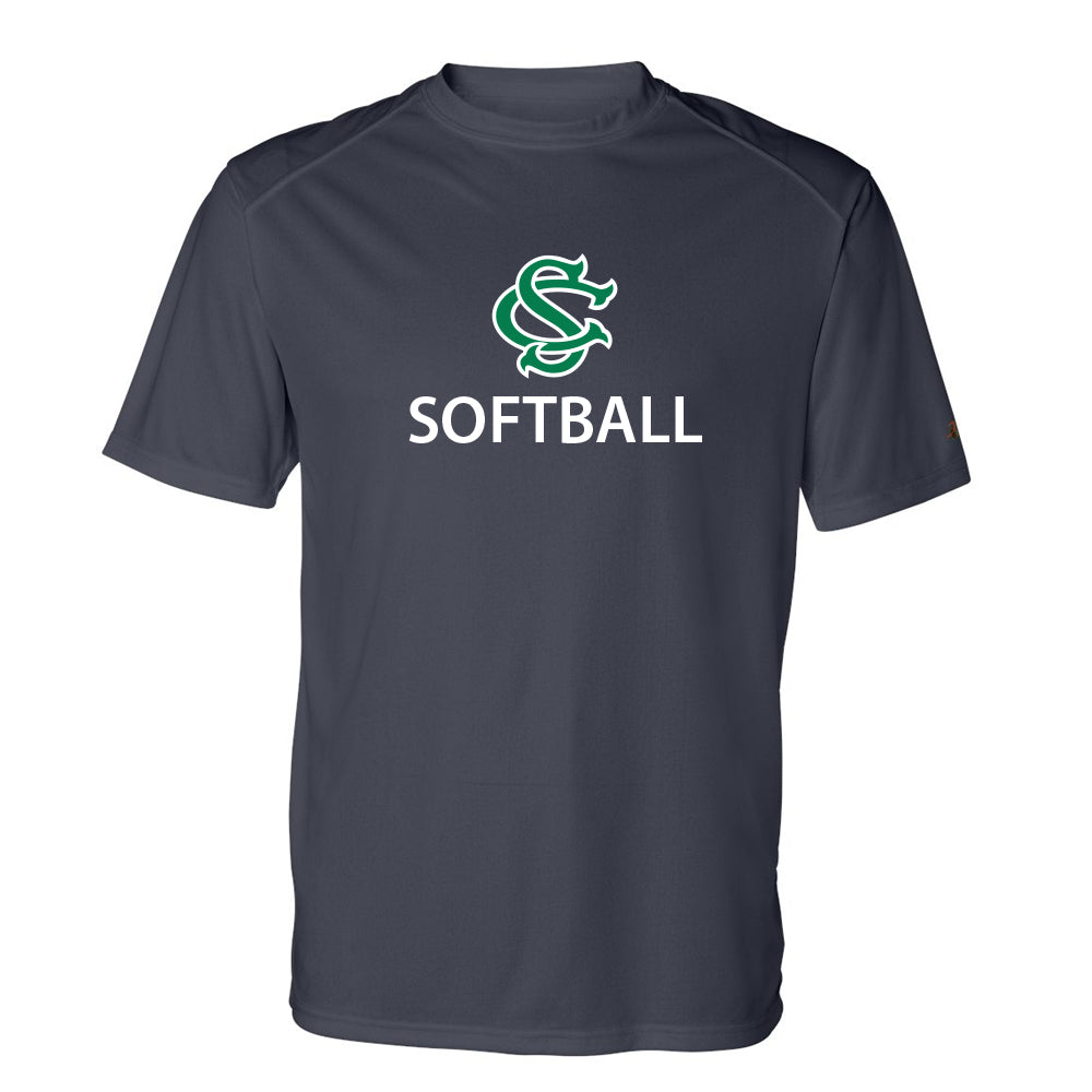 SC Softball Logo Men's Badger Dri-Fit Retro - 2 Colors
