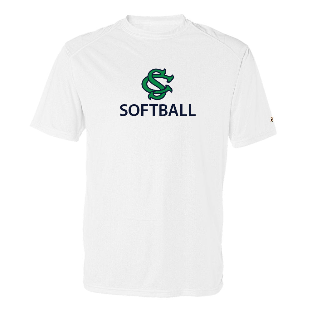 SC Softball Logo Men's Badger Dri-Fit Retro - 2 Colors