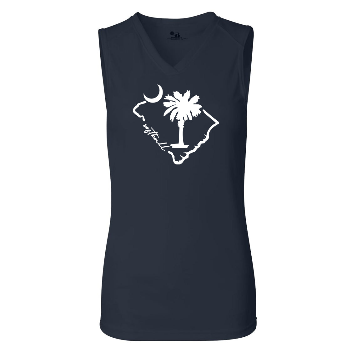 South Carolina Softball Women's Badger Dri-Fit Sleeveless Top State - 2 Colors