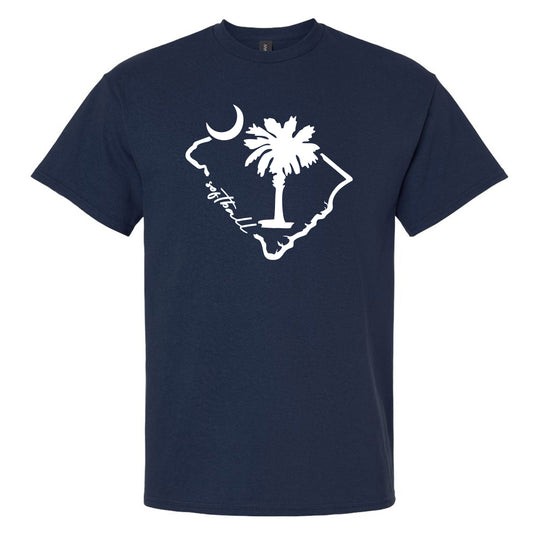 South Carolina Softball Adult and Youth State Unisex Gildan - 2 Colors