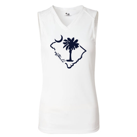 South Carolina Softball Women's Badger Dri-Fit Sleeveless Top State - 2 Colors
