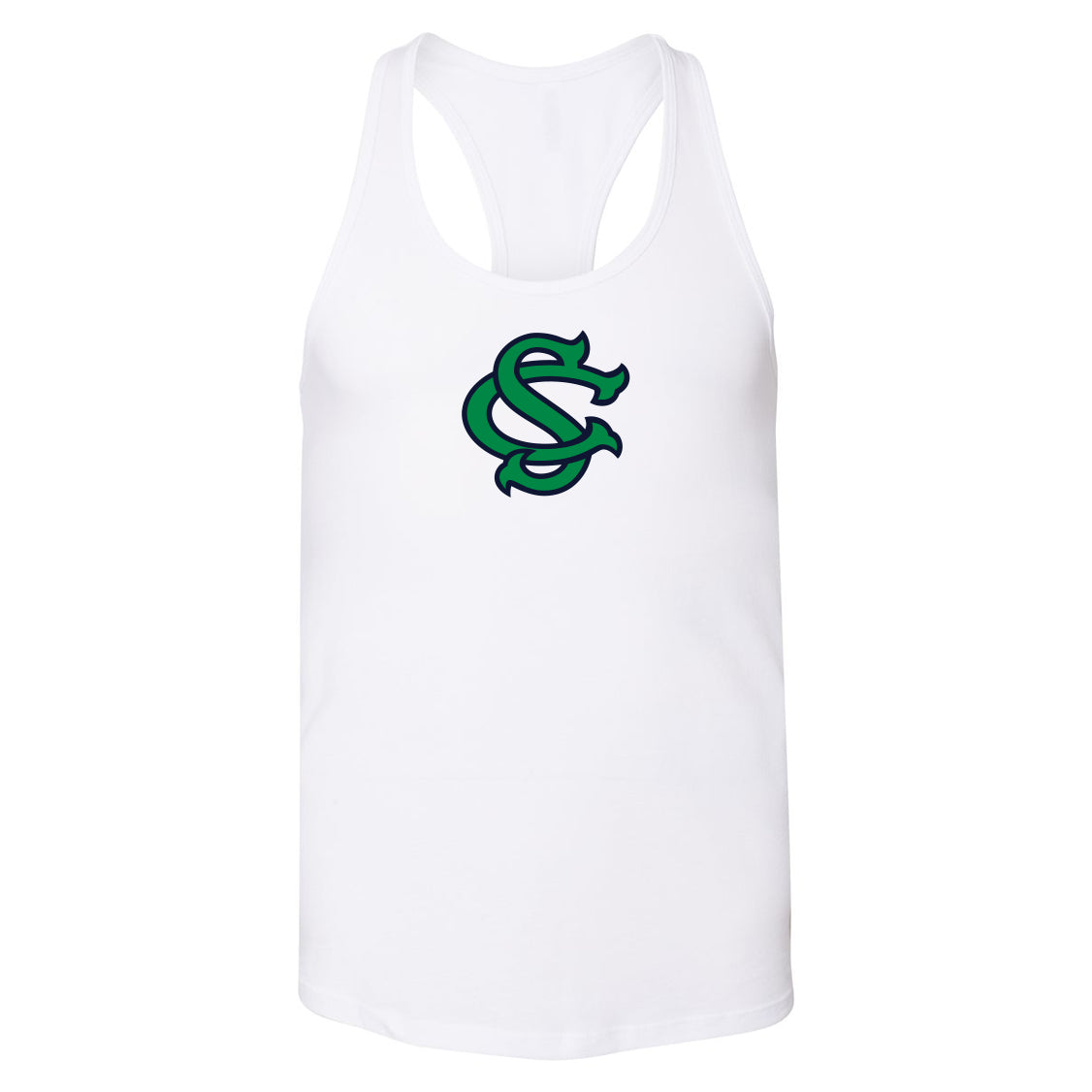 SC Logo Women's Bella Canvas Racerback Tank Top Cursive - 2 Colors