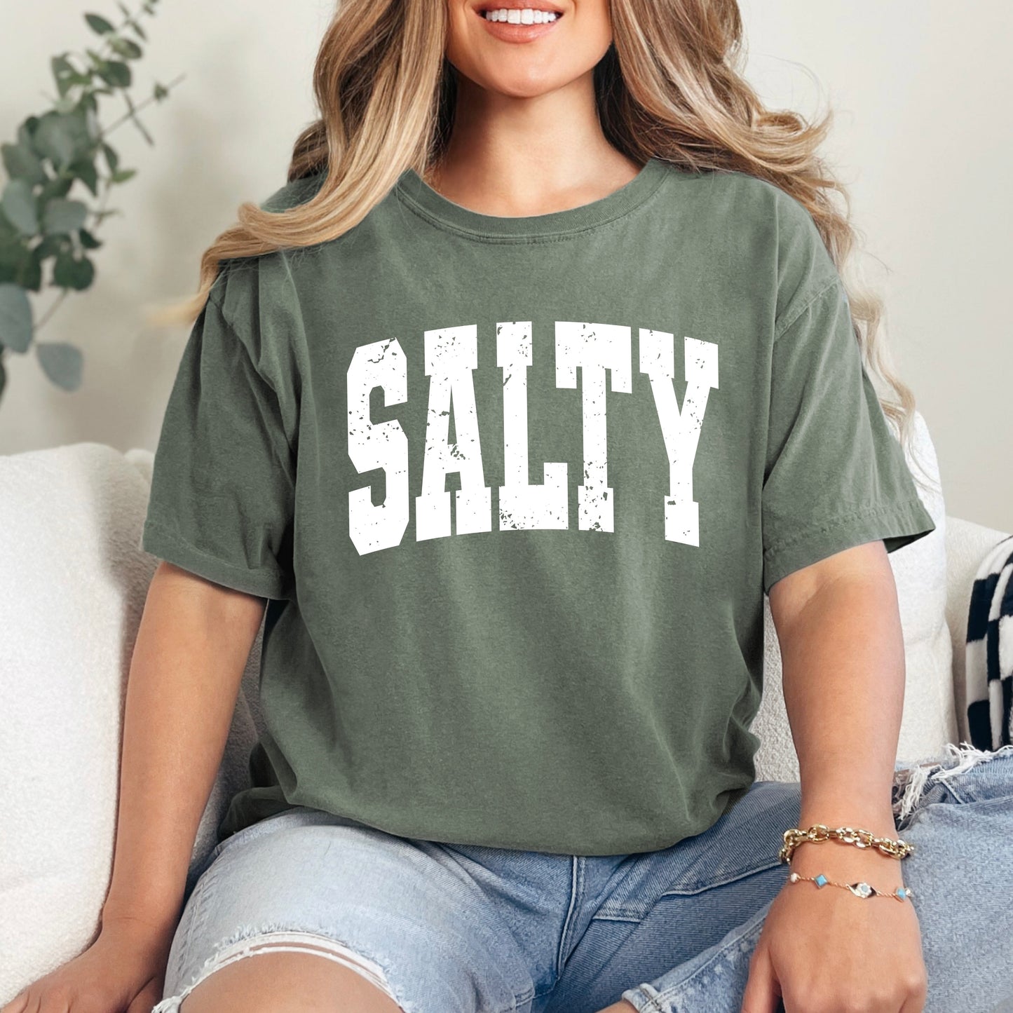 Salty Graphic Tee – Summer Beach Vibes Unisex T-Shirt