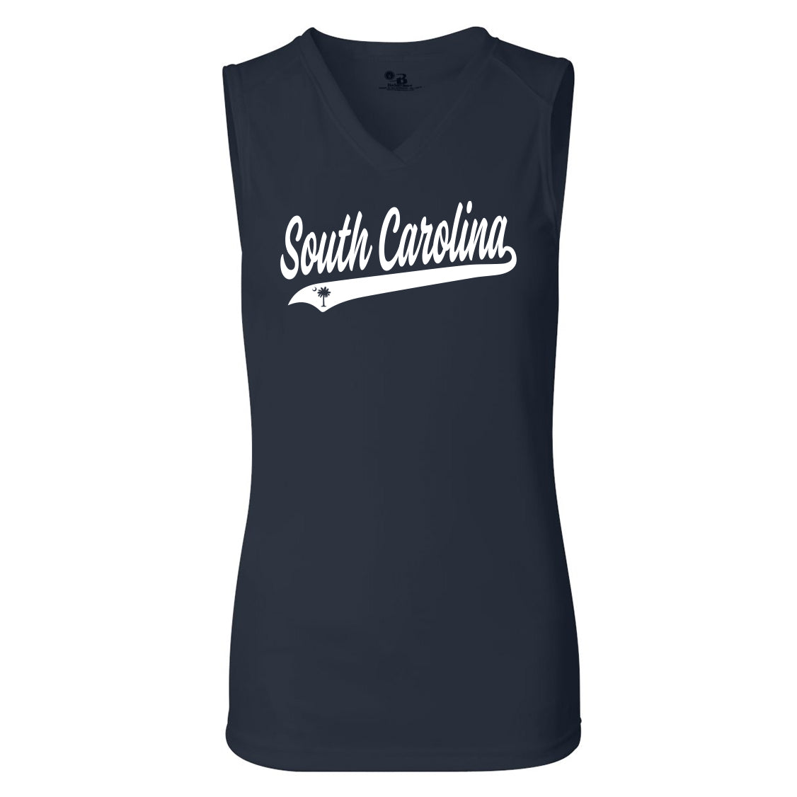 South Carolina Softball Women's Badger Dri-Fit Sleeveless Top Cursive - 2 Colors