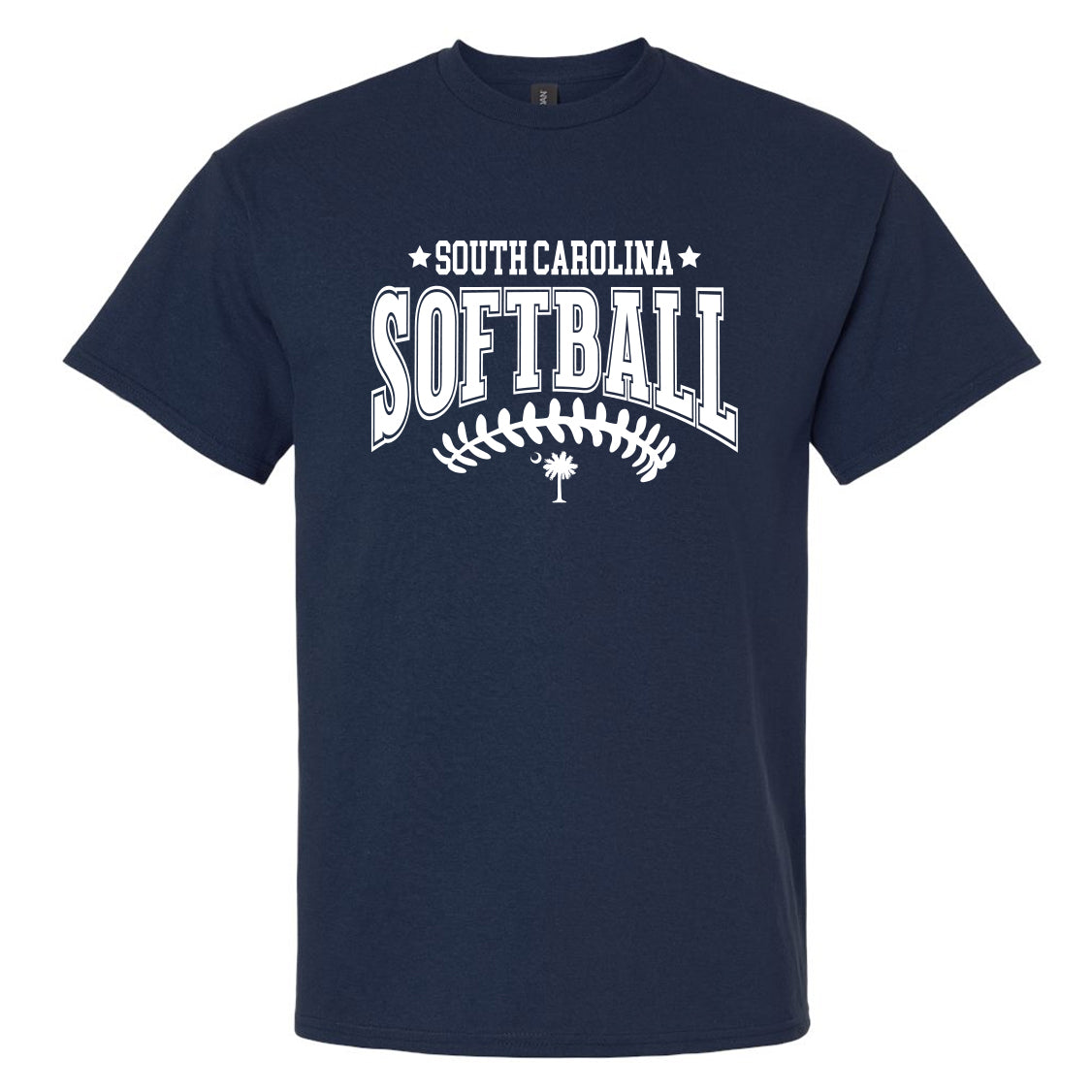 South Carolina Softball Adult and Youth Laces Unisex Gildan - 2 Colors