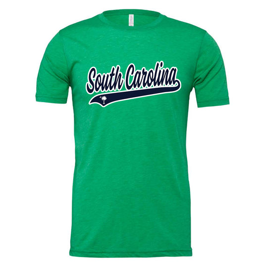 South Carolina Softball Adult and Youth Cursive Unisex Bella Canvas - 3 Colors
