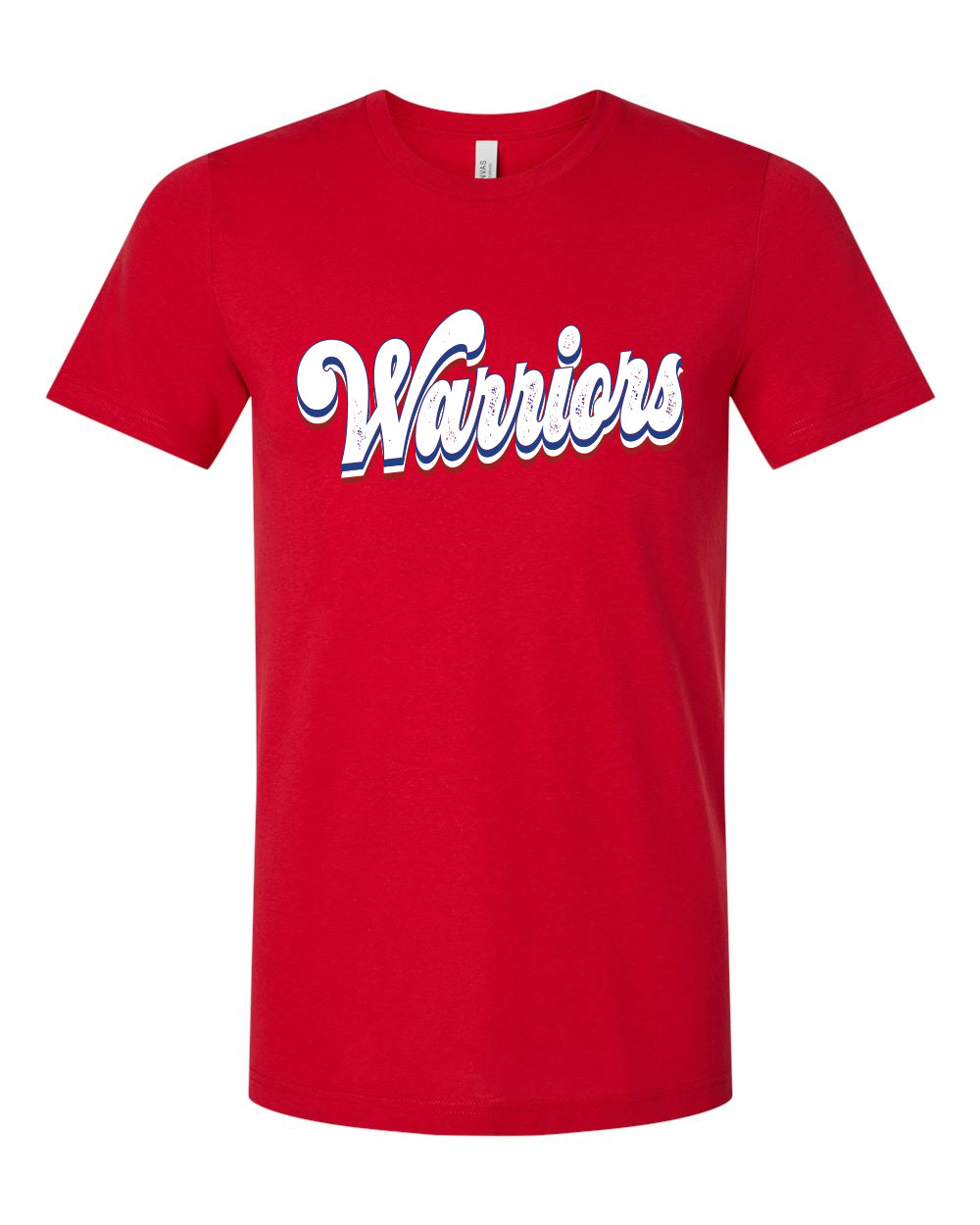 Warriors Cursive Unisex Bella Canvas T-Shirt - 3 Colors